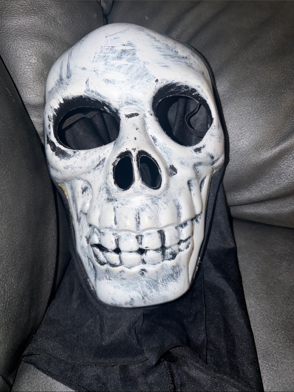 Scream scary movie Spiritual Gangster White & Black Skull Face Mask Hat